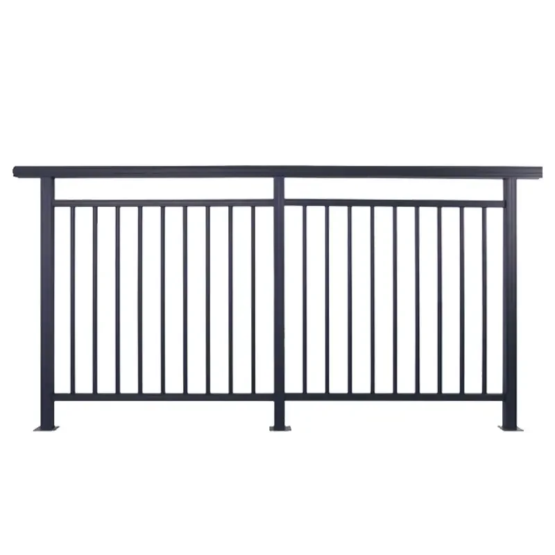 Popular Design Hot Sale Metal Aluminum Flat Top  Fence Panel For Garden Pool Fence