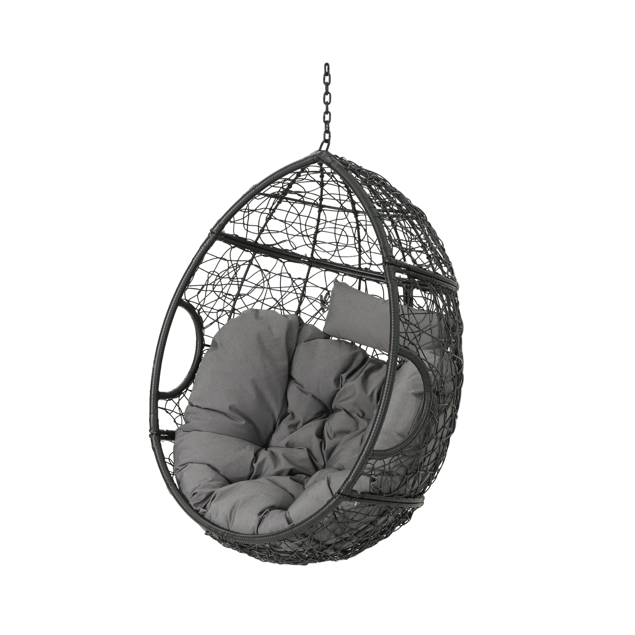 Yosiyah Indoor/Outdoor Hanging Teardrop / Egg Chair (Stand Not Included)