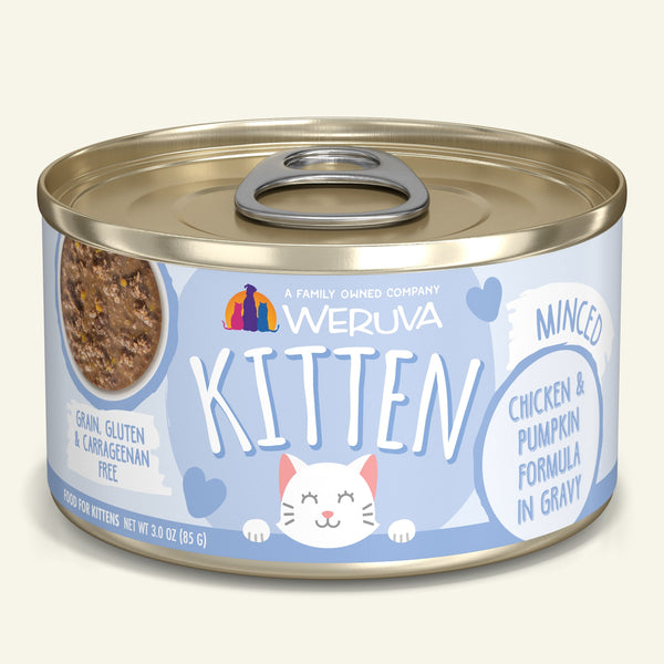 Weruva Kitten Chicken and Pumpkin Formula in Gravy Wet Food for Kittens