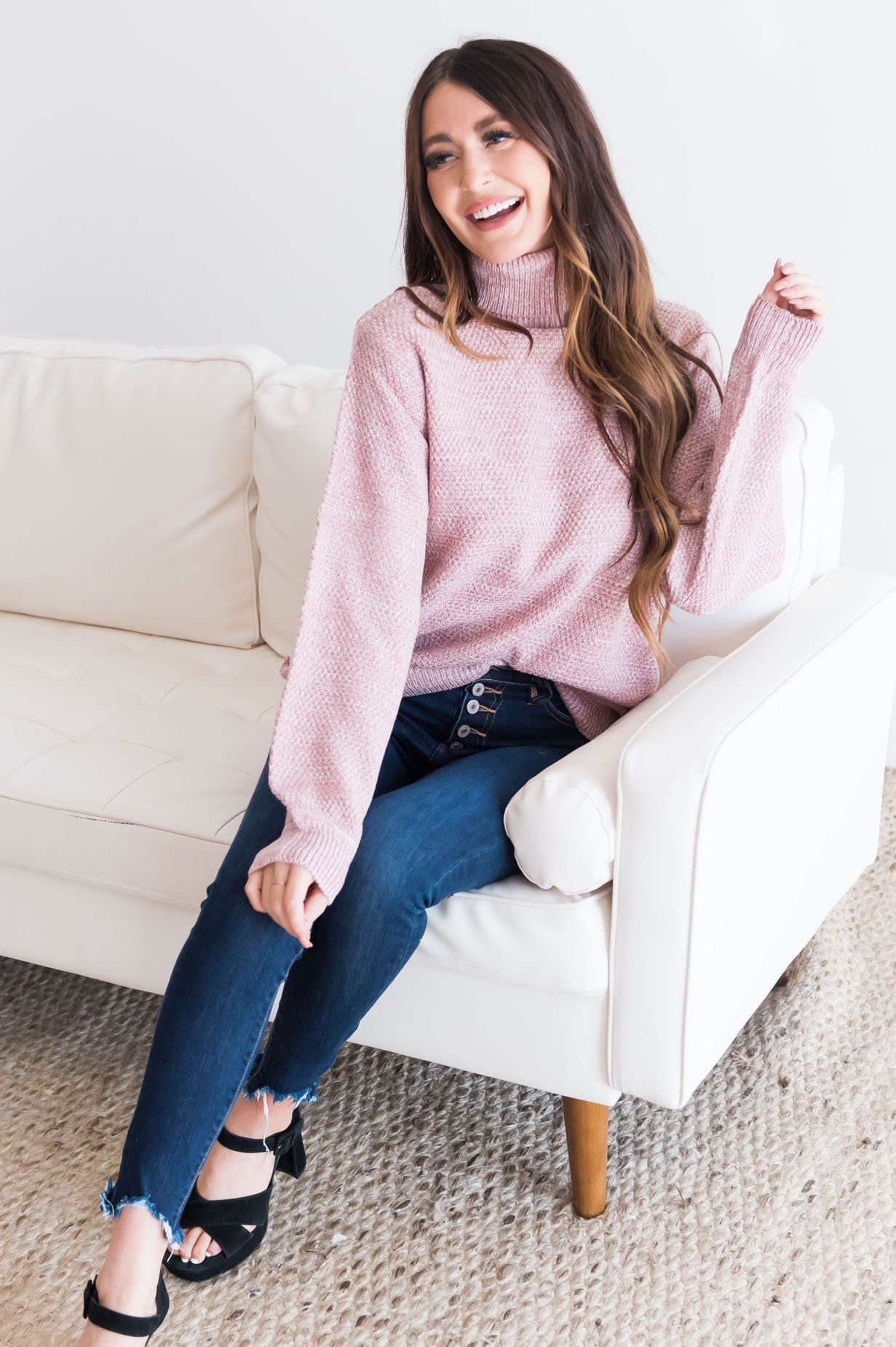 My Sweetheart Modest Turtleneck Sweater