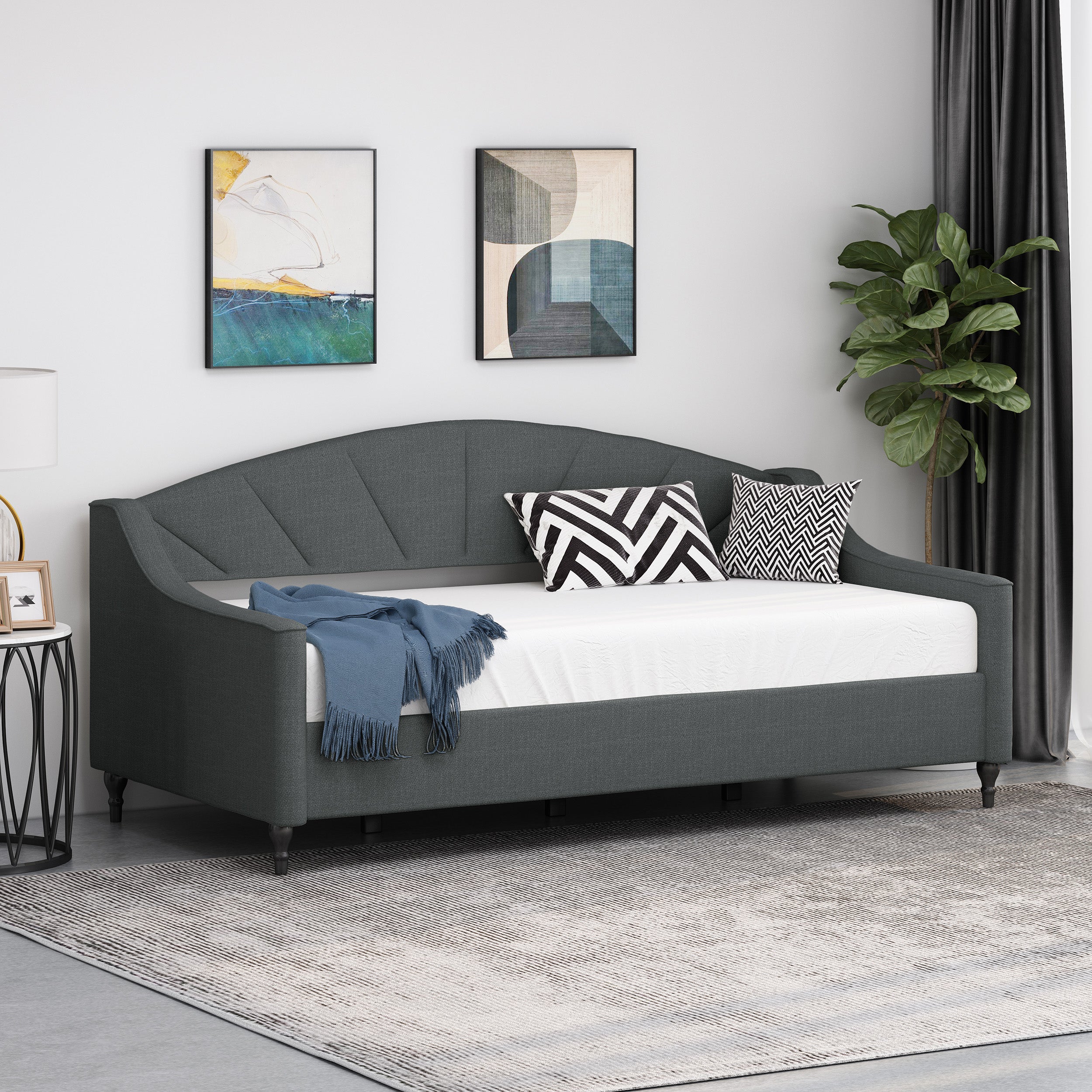 Jorryn Contemporary Tufted Upholstered Daybed