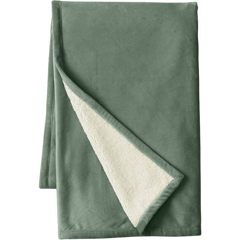 Lands' End Sherpa Fleece Throw