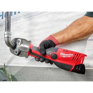 MW M12 12-Volt Lithium-Ion Force Logic Cordless Press Tool Kit with 12 in. to 1 in. Iron Pipe Jaws (6-Jaws Included) 2473-22-49-16-2496