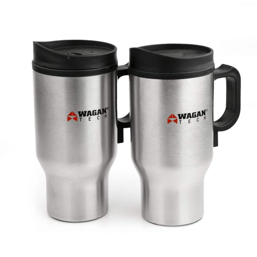 Wagan Tech 12-Volt 16 fl. oz. Heated Travel Mug (2-Pack) EL2227-1