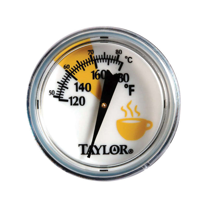 Taylor Instant Read Analog Cappuccino Frothing Thermometer