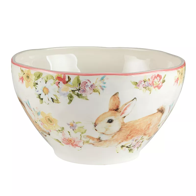 Certified International Easter Garden Deep Bowl