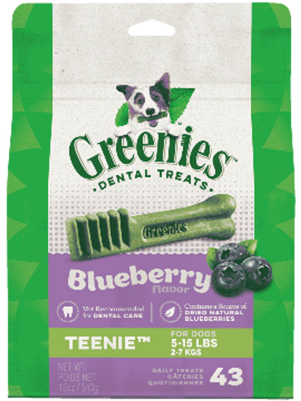 GREENIES Blueberry Flavor Petite Dog Dental Chews