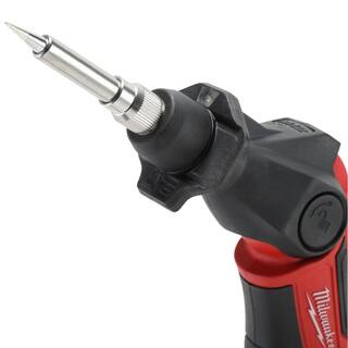 MW M12 12V Lithium-Ion Cordless 14 in. Hex Screwdriver Kit w M12 Lithium-Ion Cordless Soldering Iron (Tool Only) 2401-22-2488-20