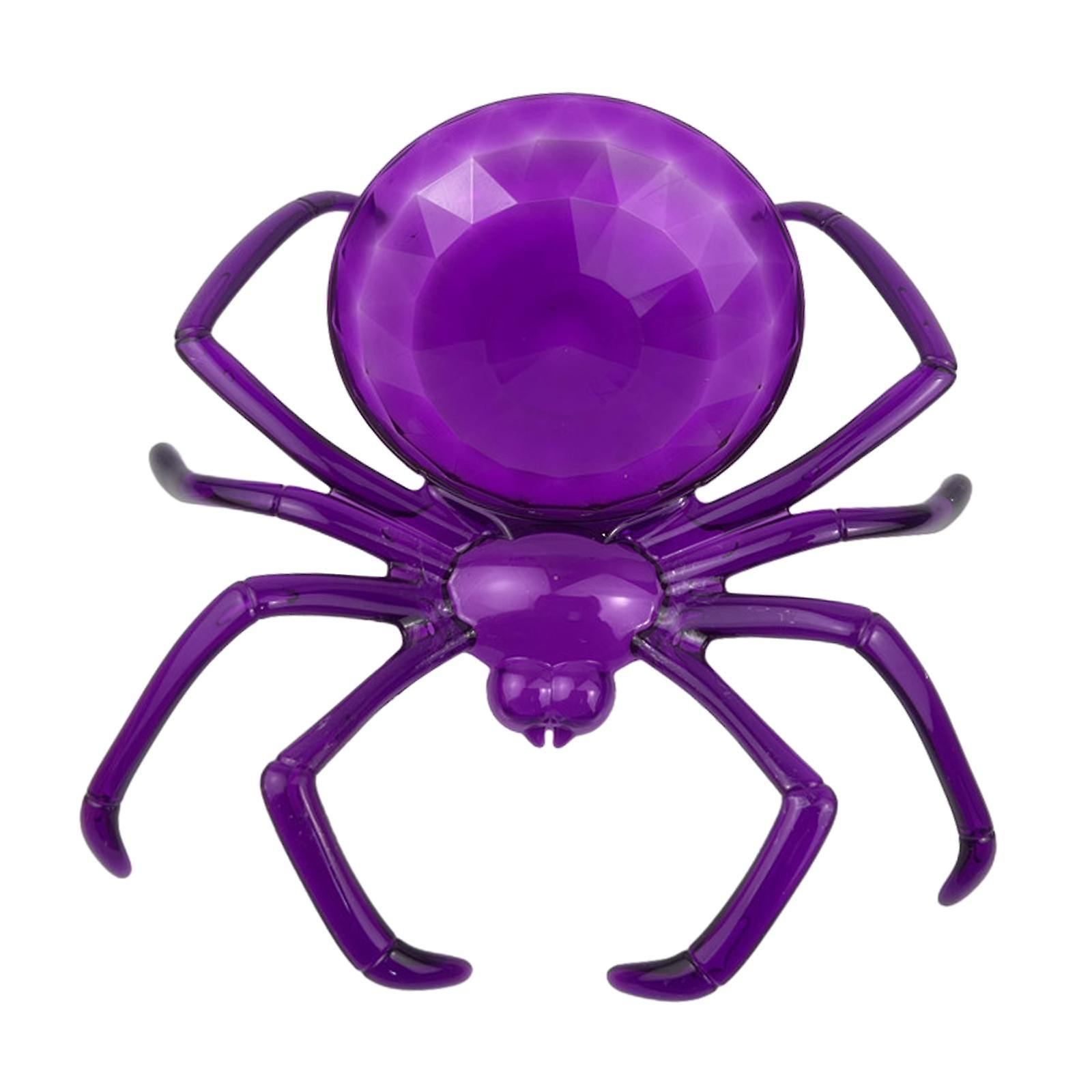 Spider Serving Tray Themed Party Supplies Decorative Food Storage Candy Dish Violet