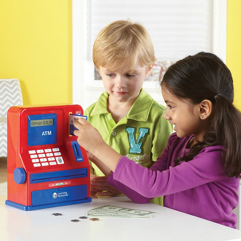 Learning Resources Pretend and Play Teaching ATM Bank