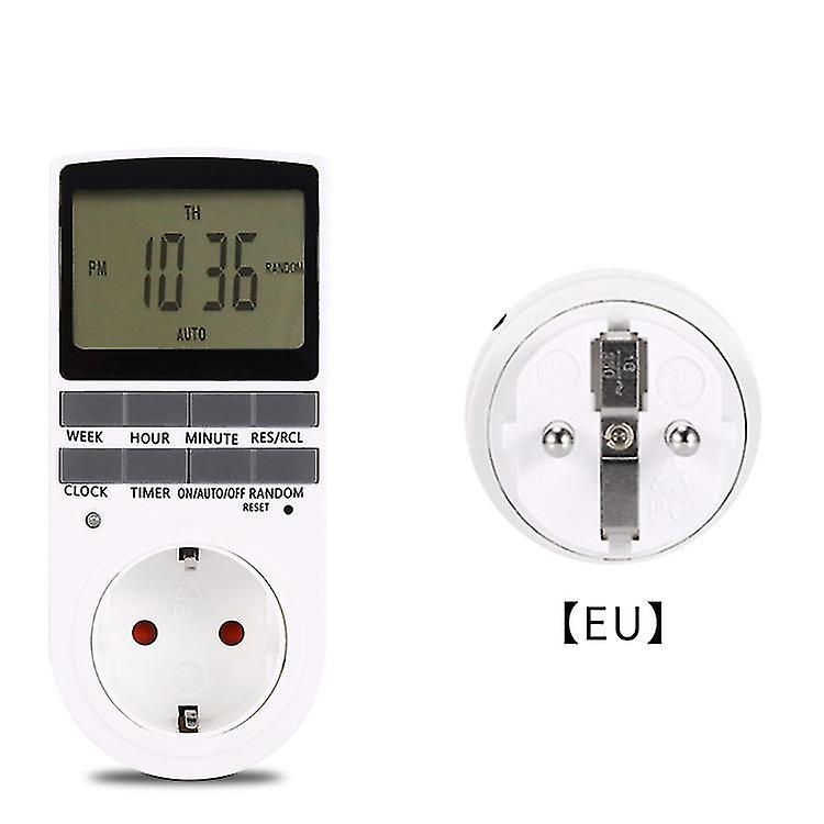 Timer Socket 12/24h Lcd Display Timer，for Kitchen Appliance Ac220v