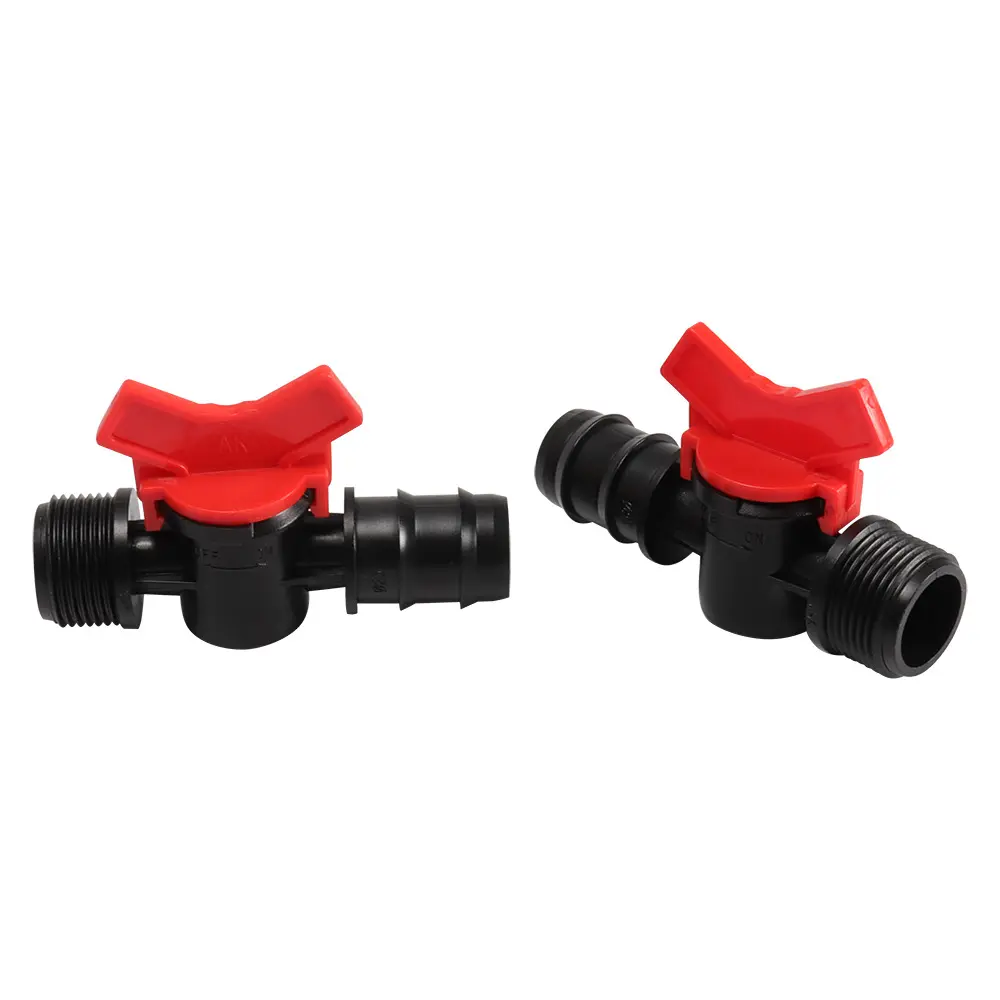 POM new material 25mm turn 6 minute thread ball control regulating switch watering irrigation manual