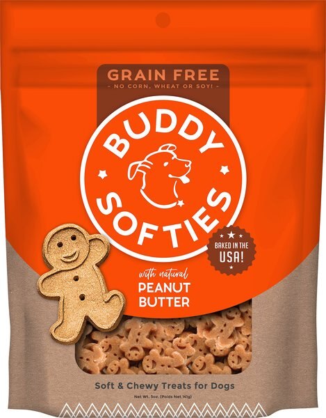 Buddy Biscuits Grain-Free Soft and Chewy with Peanut Butter Dog Treats