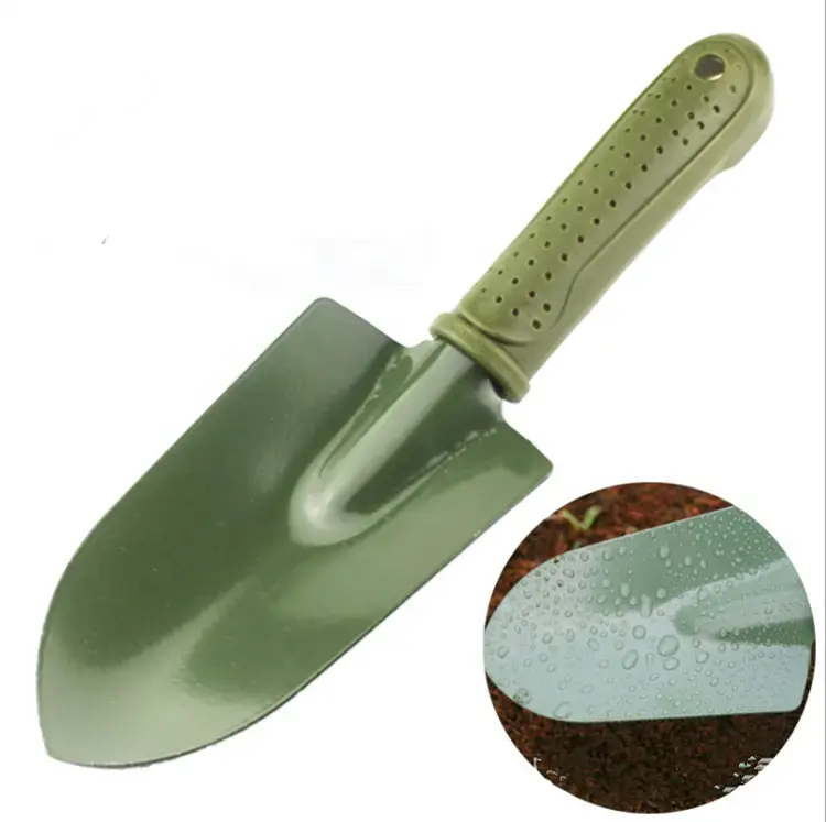 3PCS Mini Shovel Rake Set Plastic Handle Metal Head Shovel for Flowers Potted Plants Mini Garden Tool