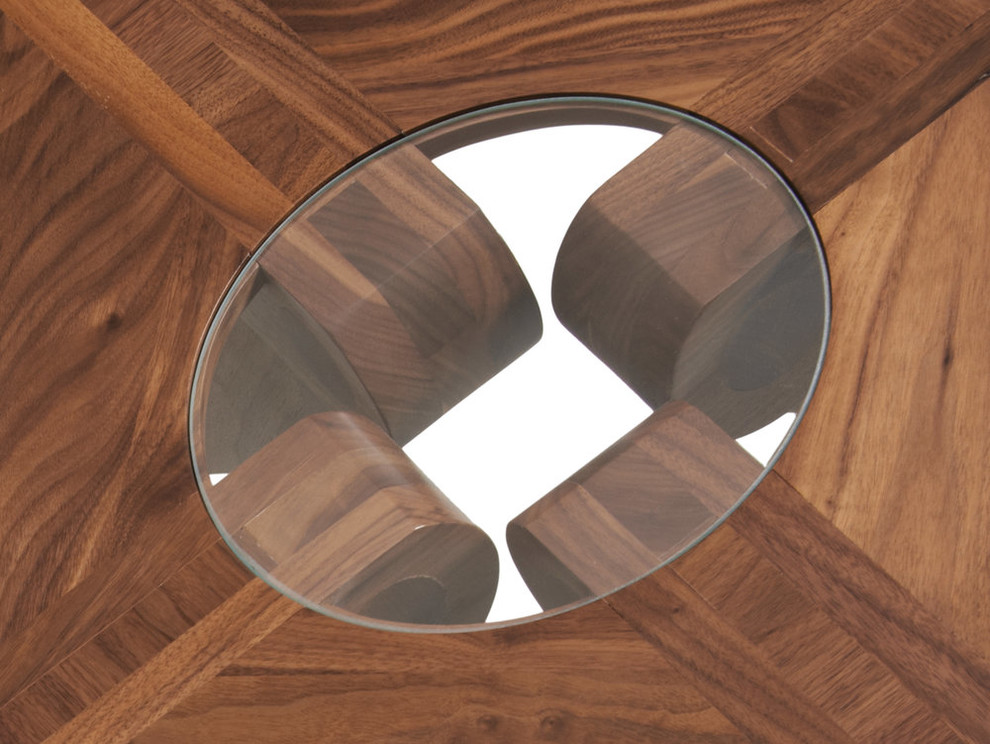 Round Coffee Table   Midcentury   Side Tables And End Tables   by New Breed Furniture LLC  Houzz