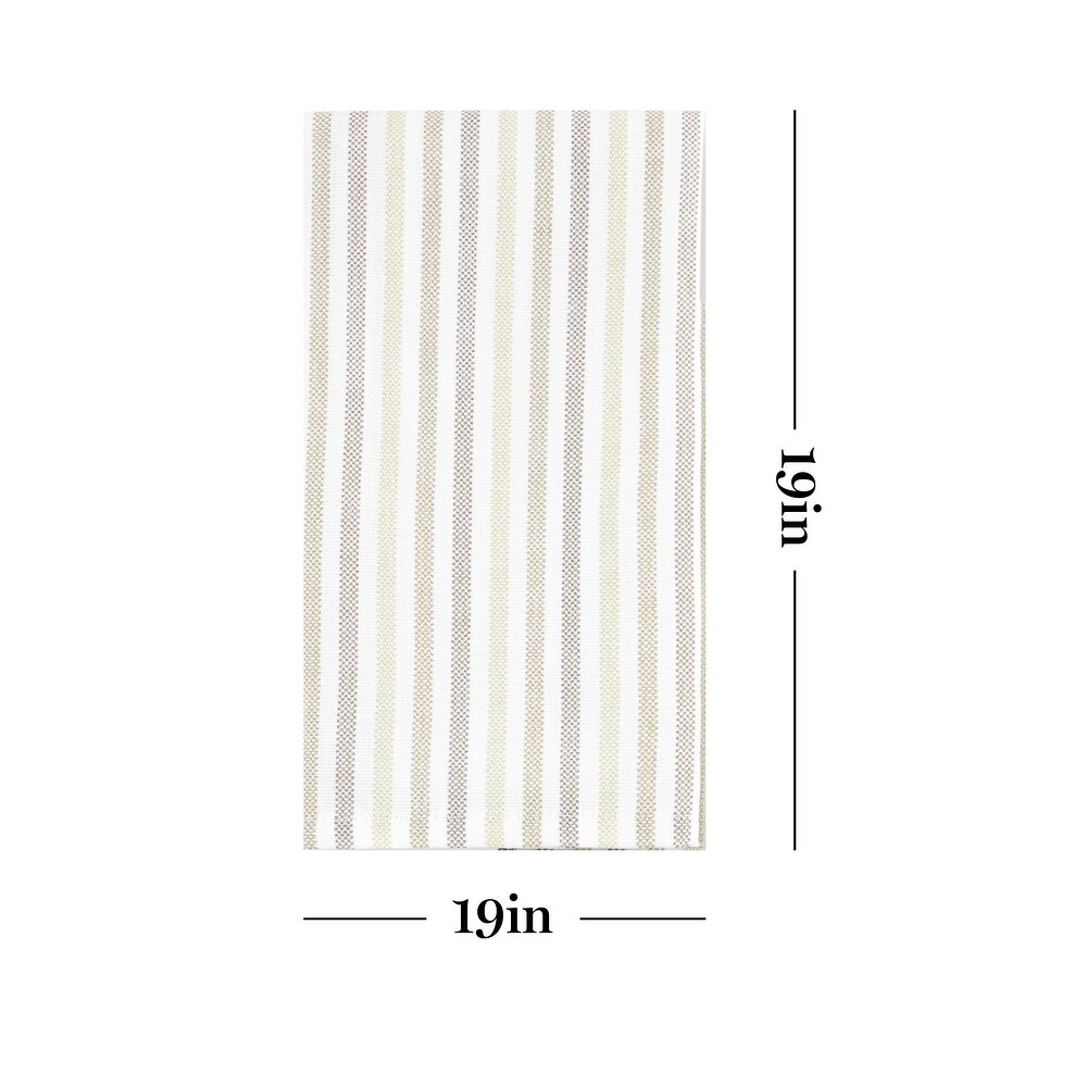 Martha Stewart Daisy Stripe Napkin Set 4 Pack   19\