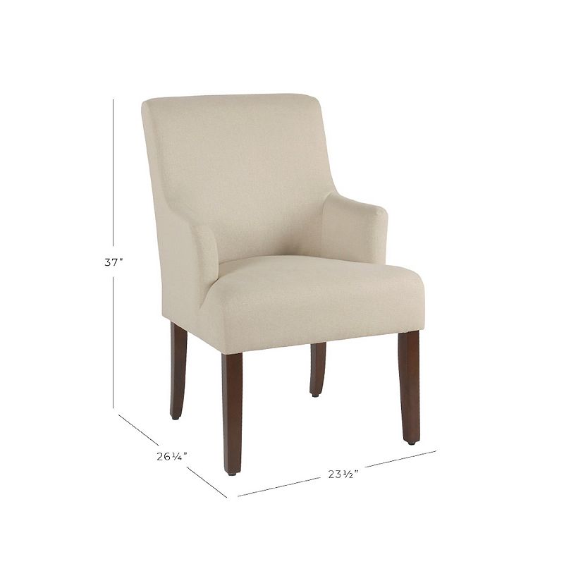 HomePop Meredith Stain Resistant Accent Chair