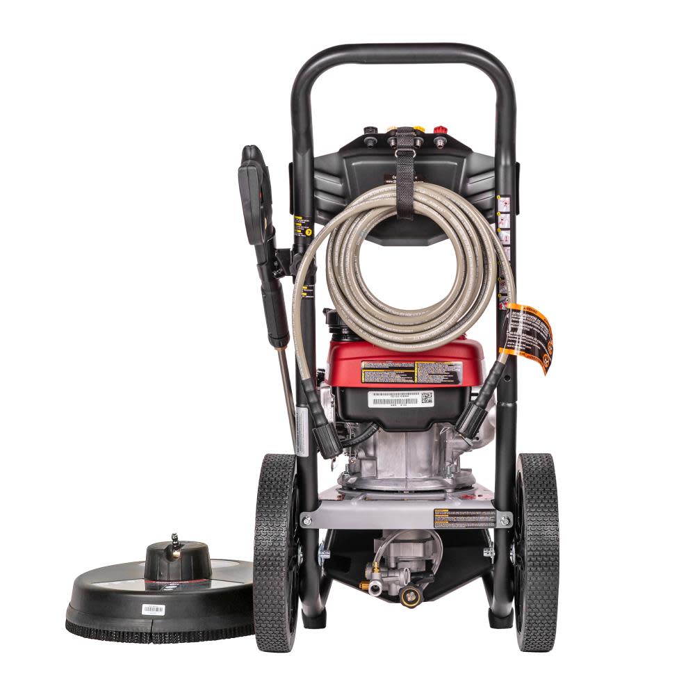 MegaShot 3000 PSI at 2.4 GPM HONDA GCV160 with OEM Technologies Axial Cam Pump Cold Water Premium Residential Gas Pressure Washer with 15 in. Surface Scrubber ;