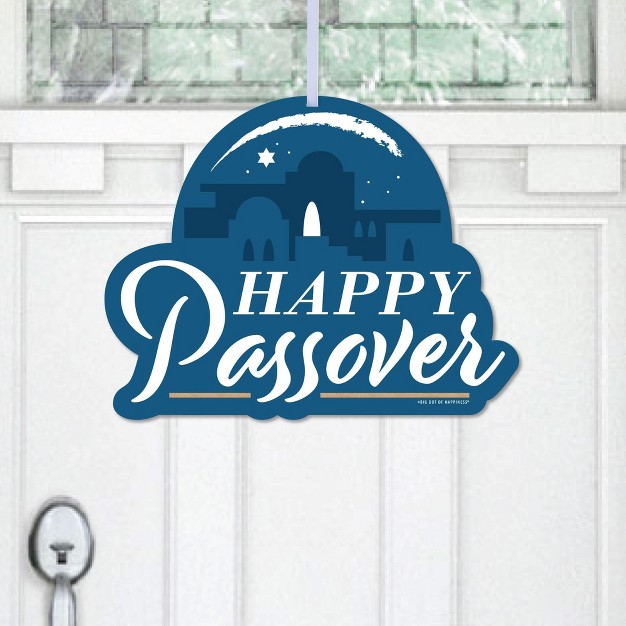 Big Dot Of Happiness Happy Passover Hanging Porch Pesach Jewish Holiday Party Outdoor Decorations Front Door Decor 1 Piece Sign