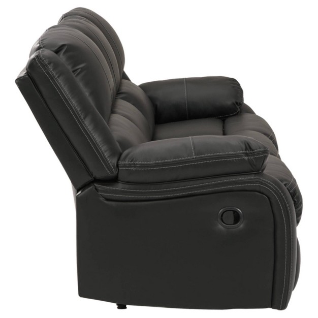 Calderwell Recliner Sofa Black Signature Design By Ashley