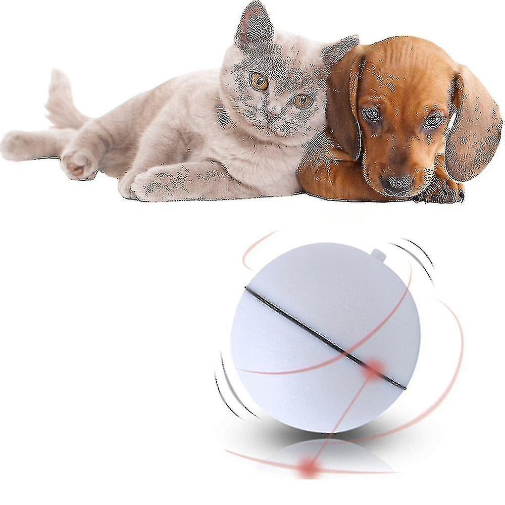 Interactive Cat Toy 360 Degree Self Rotating Ball Automatic Light Toy