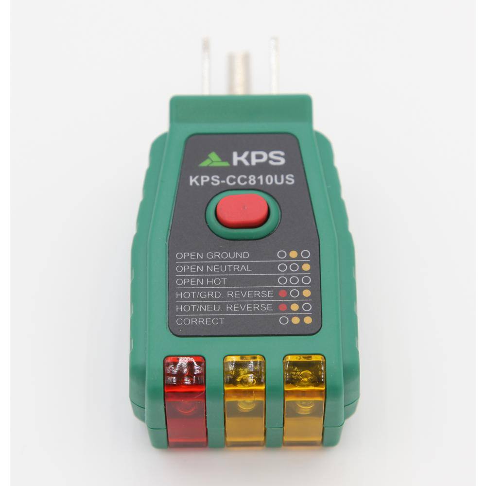 KPS Schuko Tester With GFCI KPS-CC810US