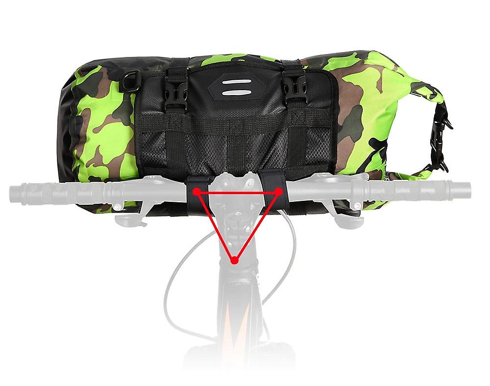 Waterproof bicycle front handlebar basket pack