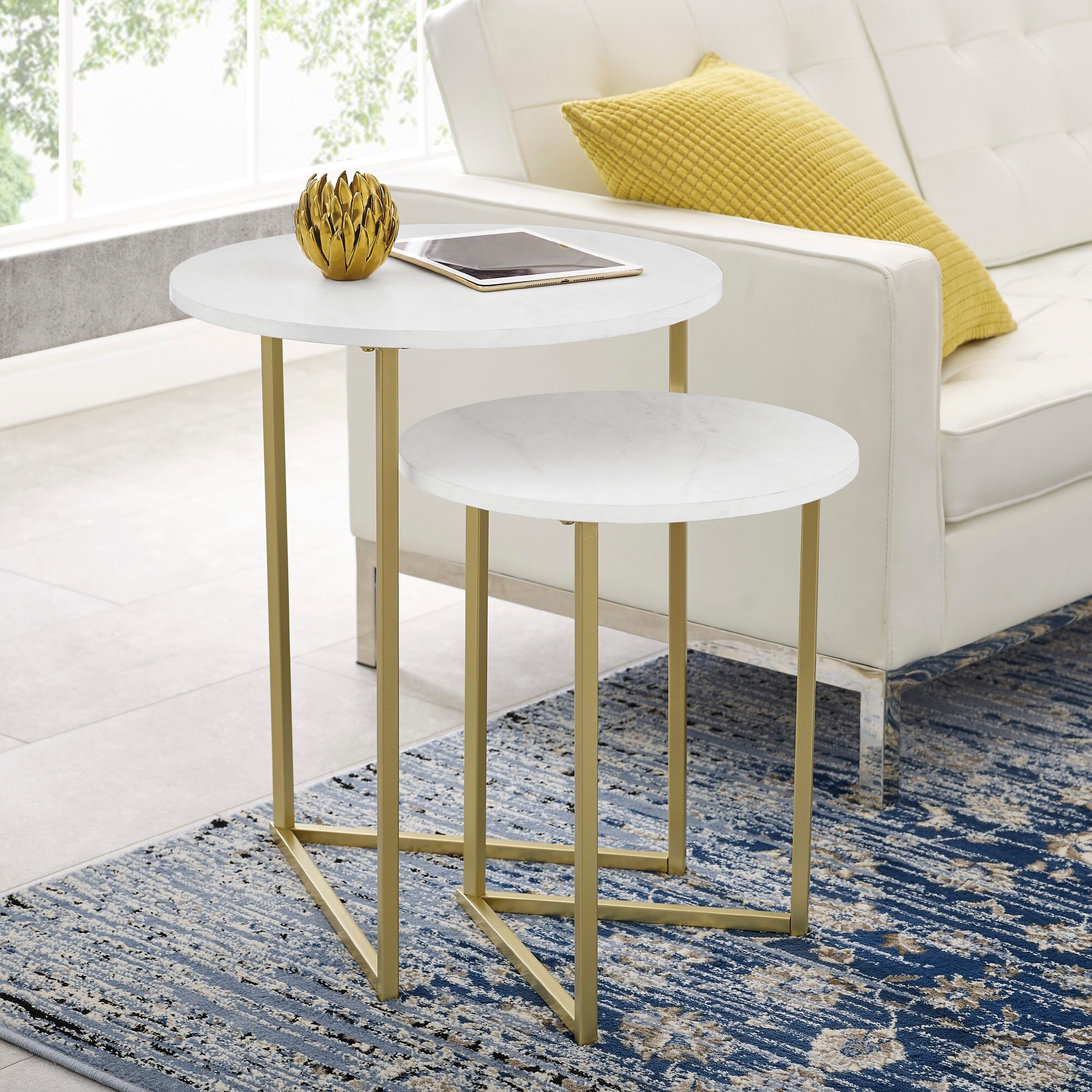 Middlebrook V-leg Nesting Side Table Set