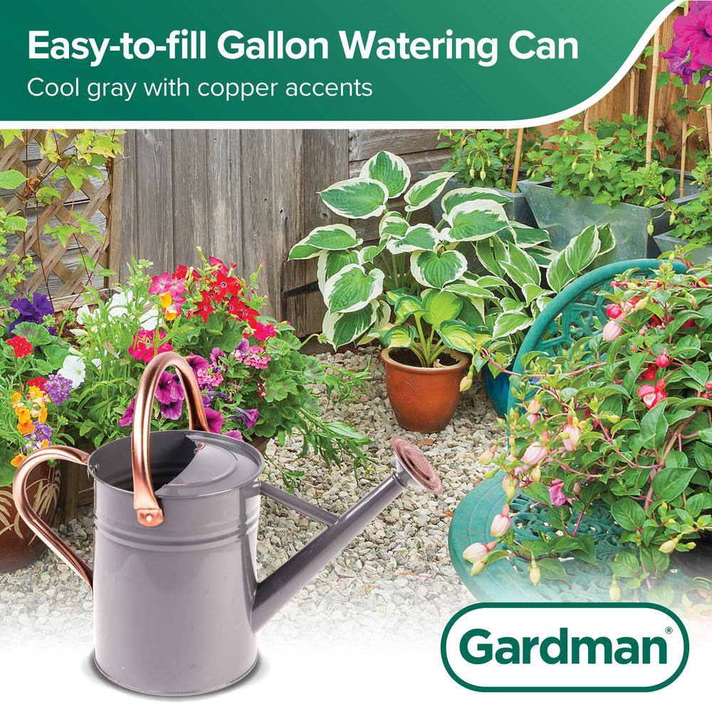 Gardman 1 Gal. Watering Can Cool Grey R34884X