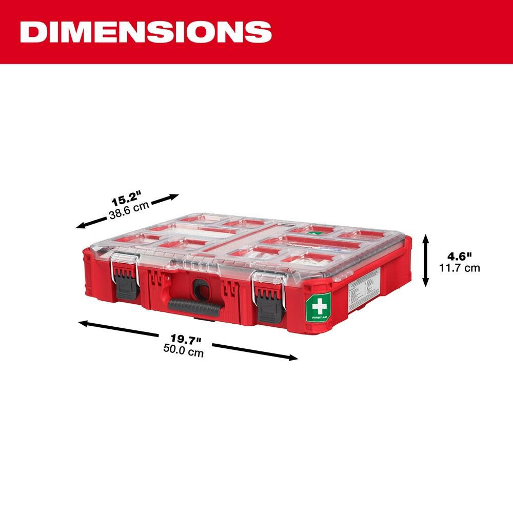 Milwaukee PACKOUT First Aid Kit 193pc Class B Type III 48-73-8430C from Milwaukee