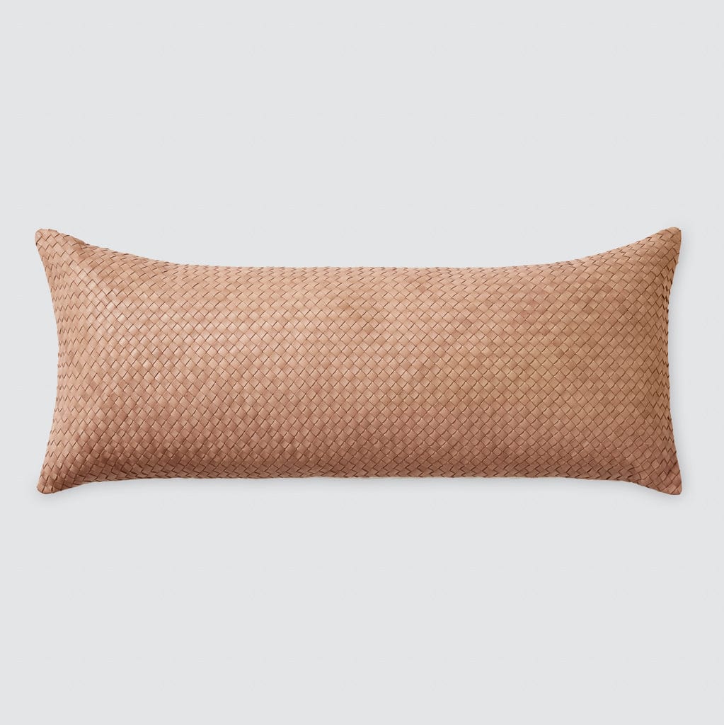 Dhara Leather Lumbar Pillow