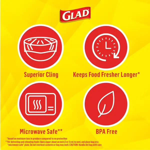 Glad 400 sq. ft. ClingWrap Plastic Food Wrap