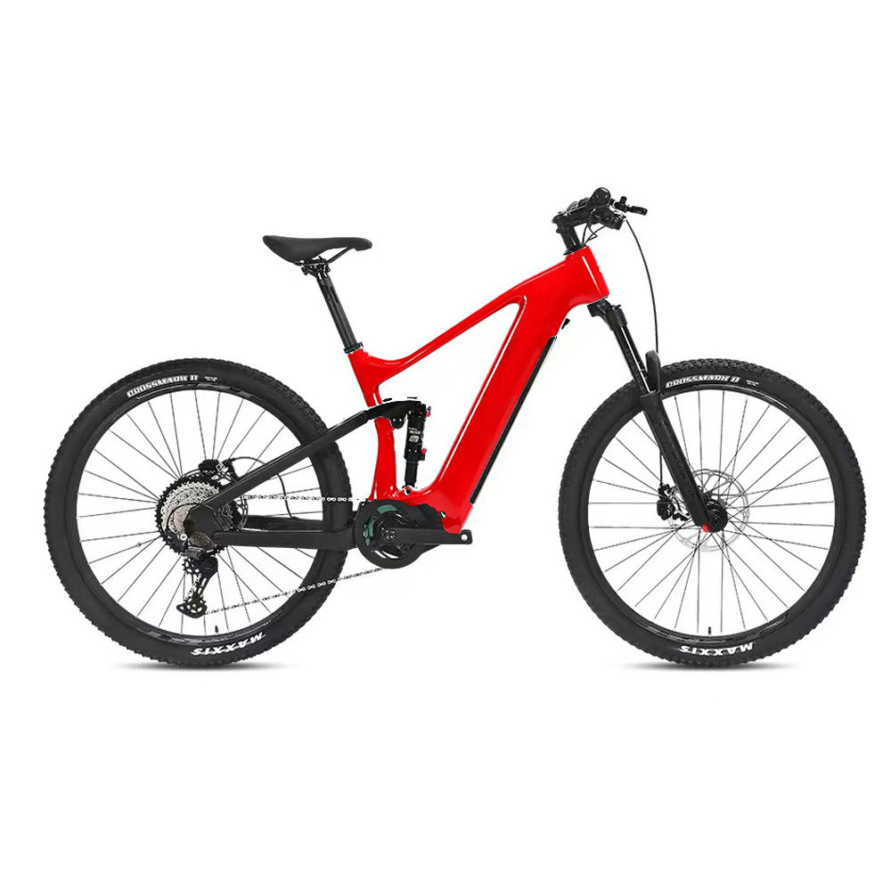 GALAXY Carbon Fiber Shimano M6100 12S electric cycle mid drive mtb 29 bikes full suspension city bike electric mountain bike