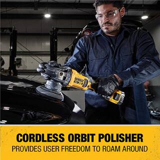 DW 20V MAX XR Cordless Brushless 5 in. Variable Speed Random Orbit Polisher (Tool Only) DCM848B