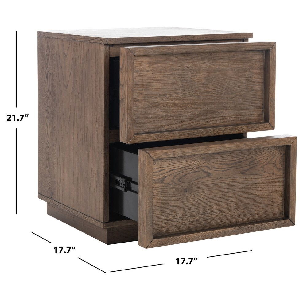 SAFAVIEH Couture Zeus 2 Drawer Nightstand.