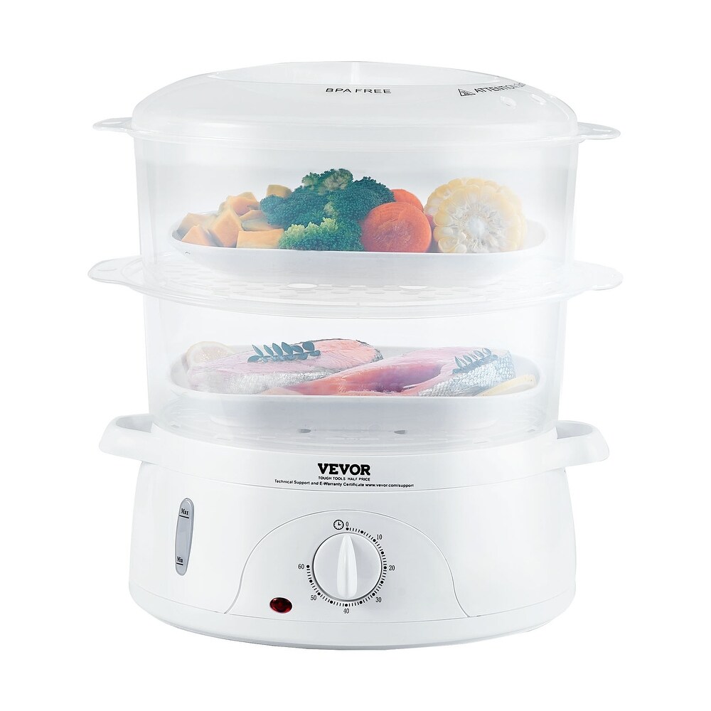 VEVOR Electric Food Streamer with Auto Shut Off   Boil Dry Protection