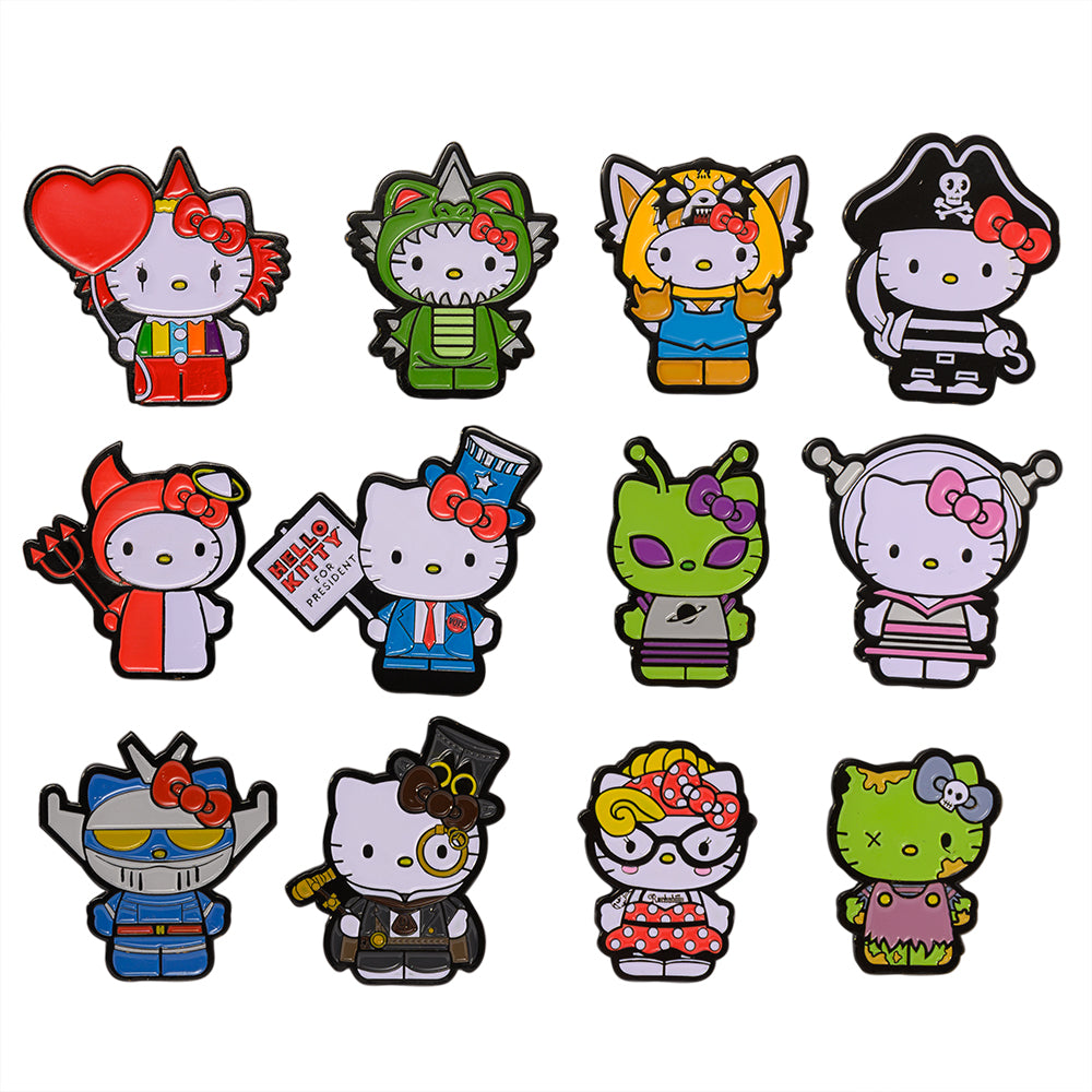 Kidrobot x Sanrio Hello Kitty Time to Shine Pin Series