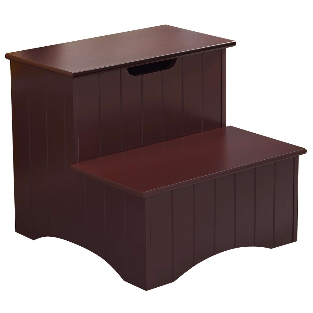 Step Stool With Storage (Walnut)