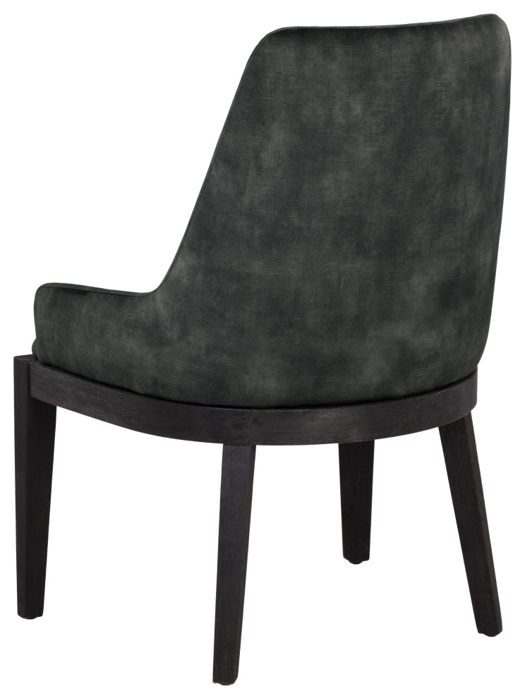 Dupont Dining Chair Nono Dark Green   Transitional   Dining Chairs   by Sunpan Modern Home  Houzz