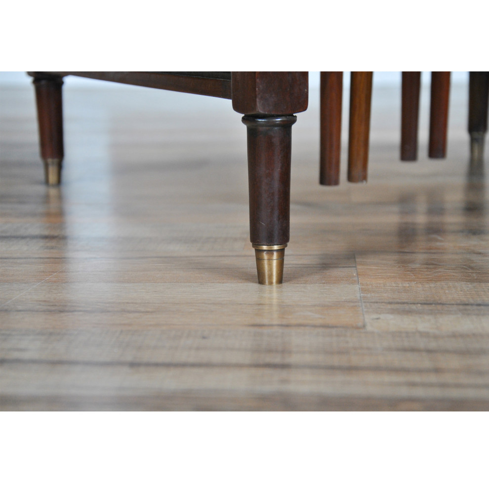 Tall Table Set With Leather Top   Traditional   Coffee Table Sets   by Niagara Furniture  Houzz