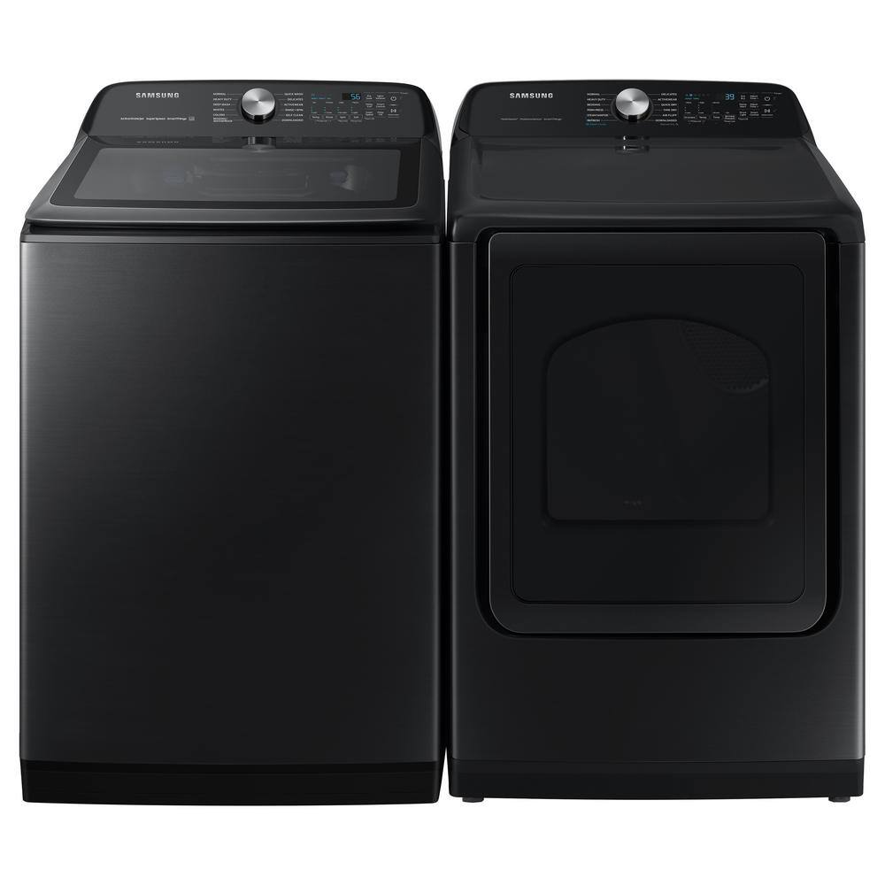  7.4 cu. ft. Vented Gas Dryer with Steam Sanitize+ in Brushed Black DVG52A5500V