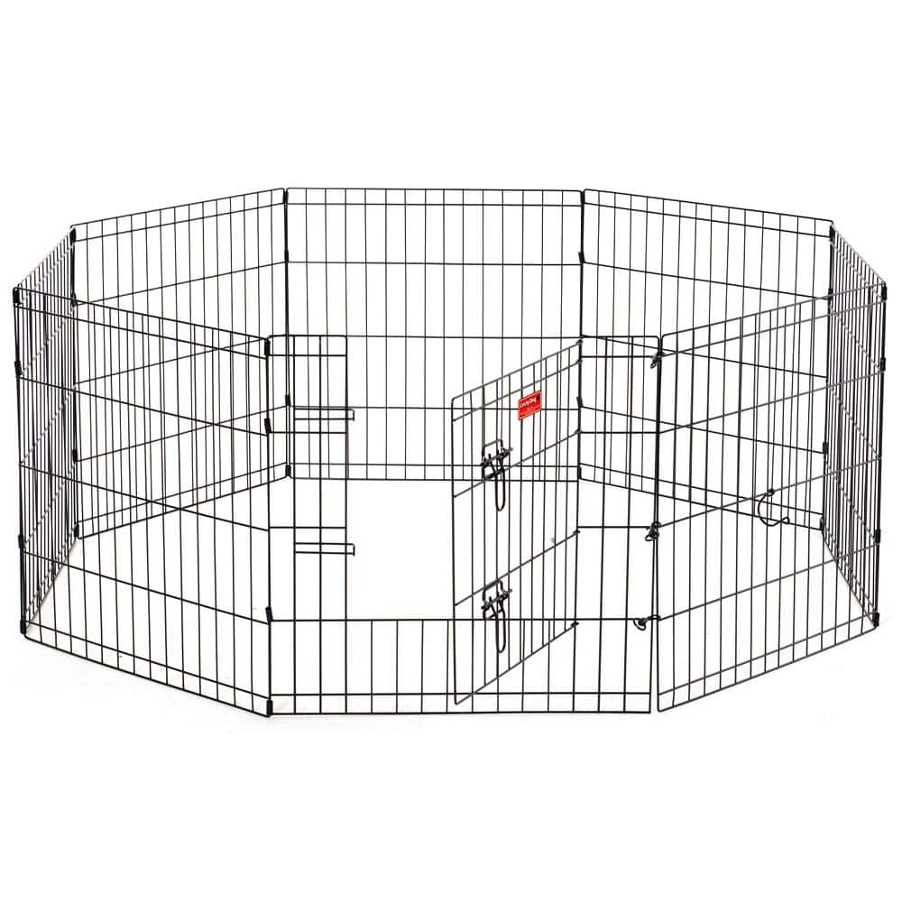 Lucky Dog 24 in. High Heavy Duty Dog Exercise Pen with Stakes ZW 11624