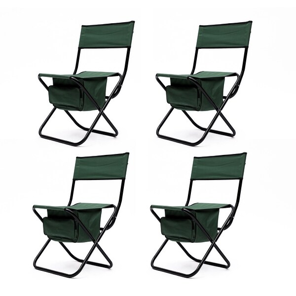 4piece Folding Outdoor Chair with Storage Bag