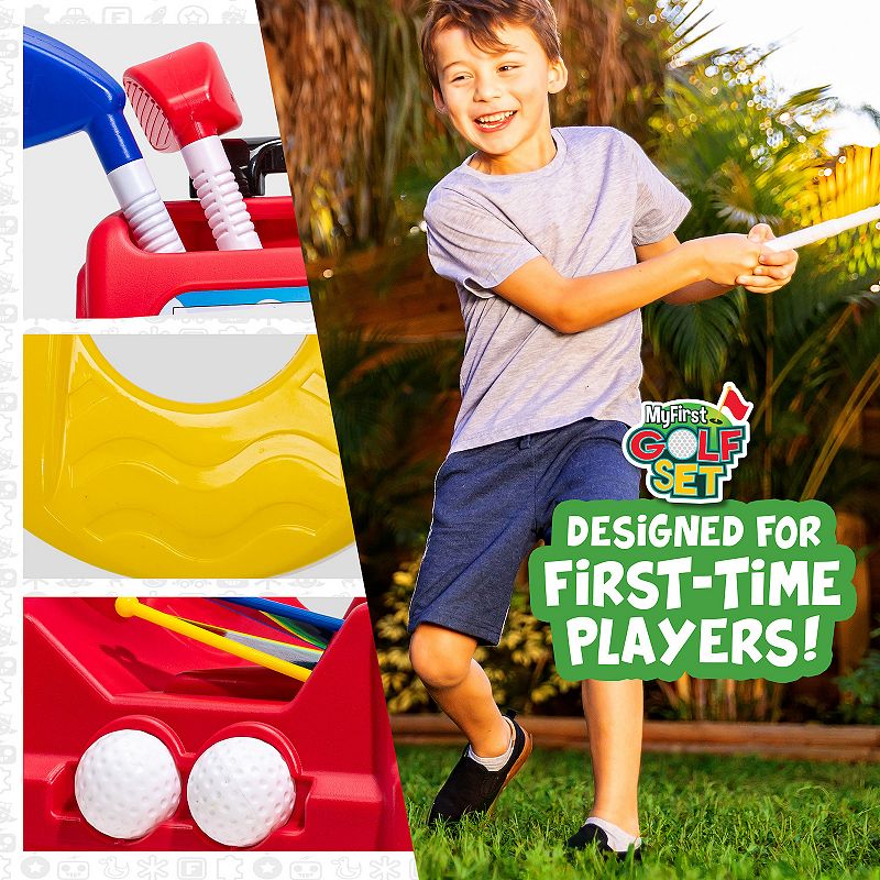 Franklin Sports MyFirst Plastic Golf Clubs and Balls Set for Kids and Toddlers