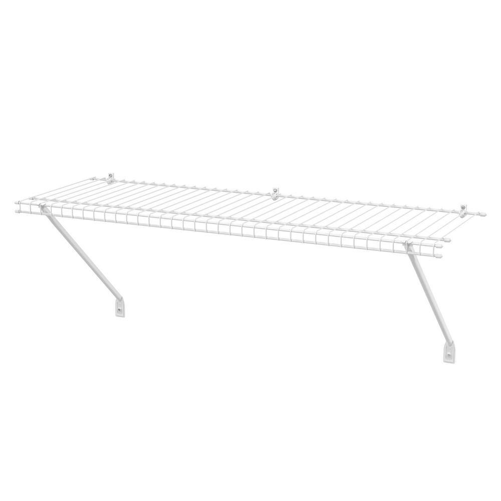 ClosetMaid 36 in. W x 12 in. D White Steel Wire Closet Shelf 1031