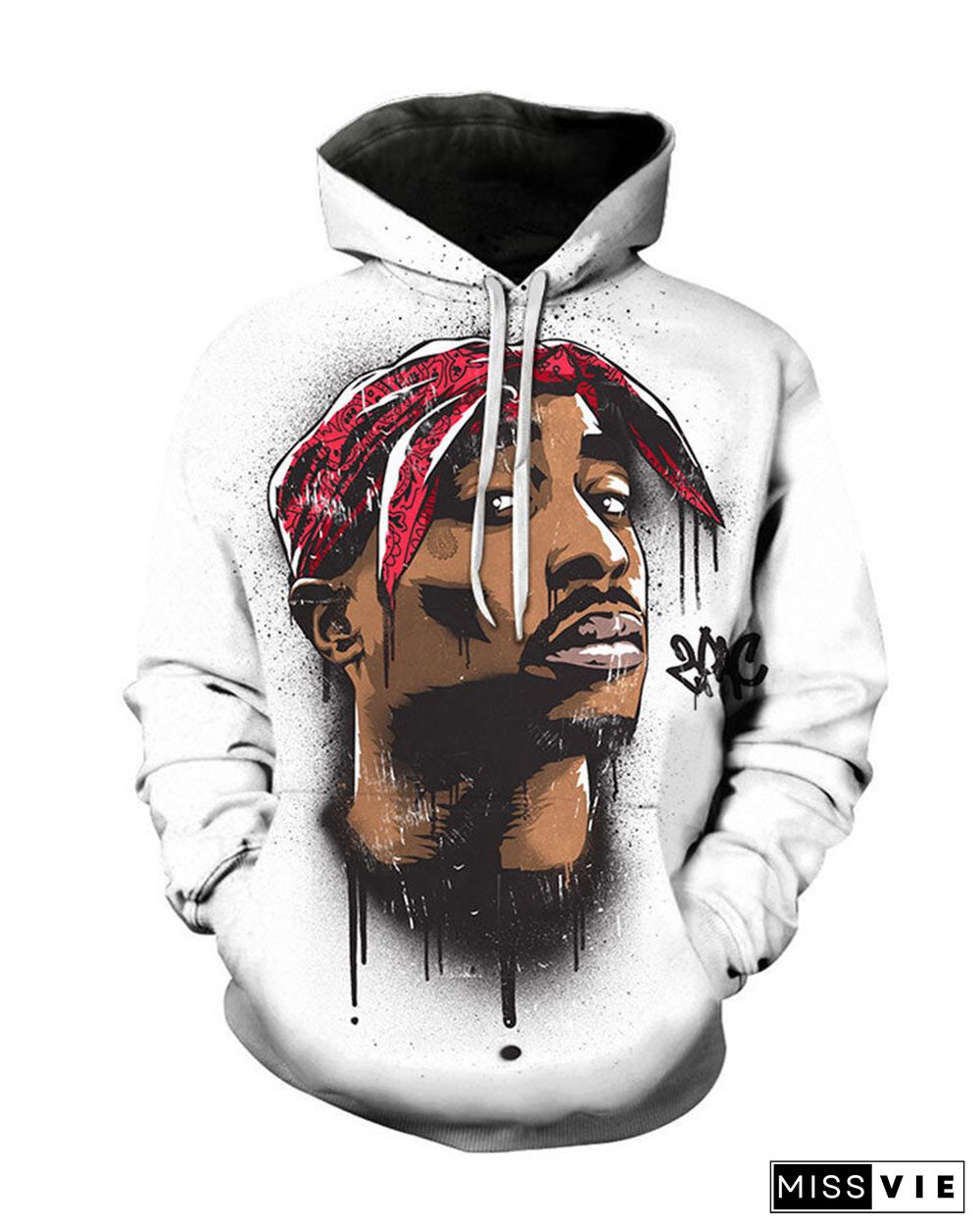 Street 3D Printed Hooded Sweatshirt