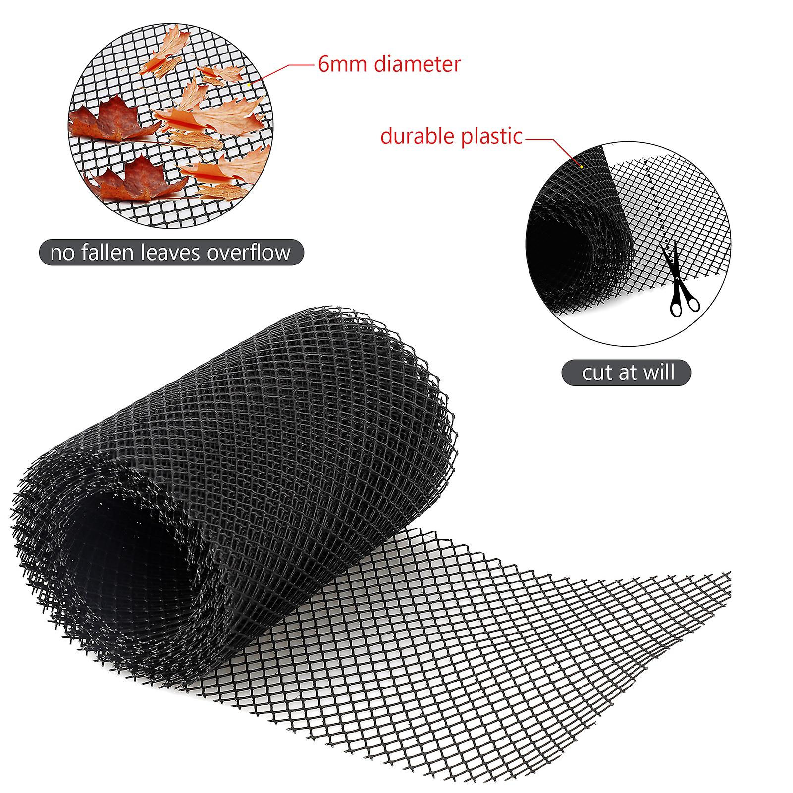 15*600cm Plastic Gutter Guard Mesh Protector Leaf Protection Cover Netting Gutter Net No.248360