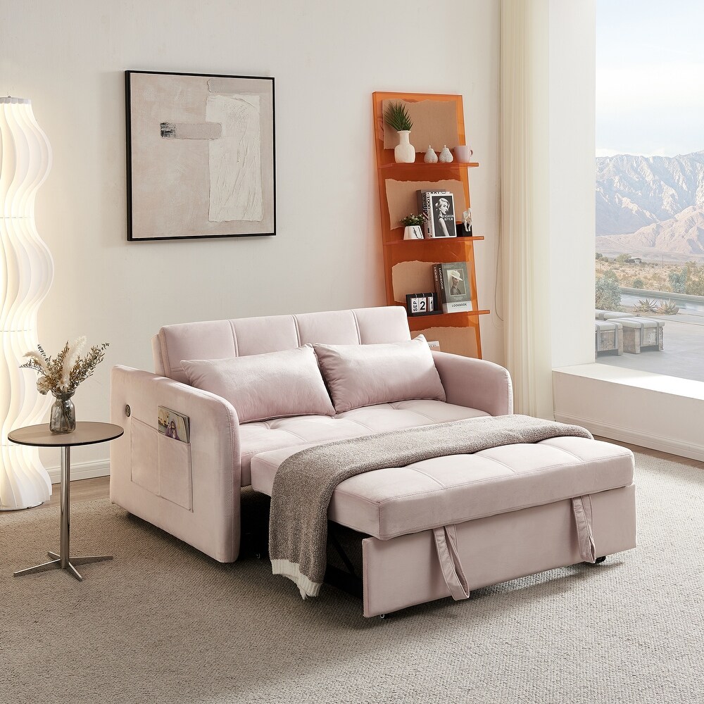 Multifunctional Accent Sofa Convertible Folding Living Room Sofa Bed