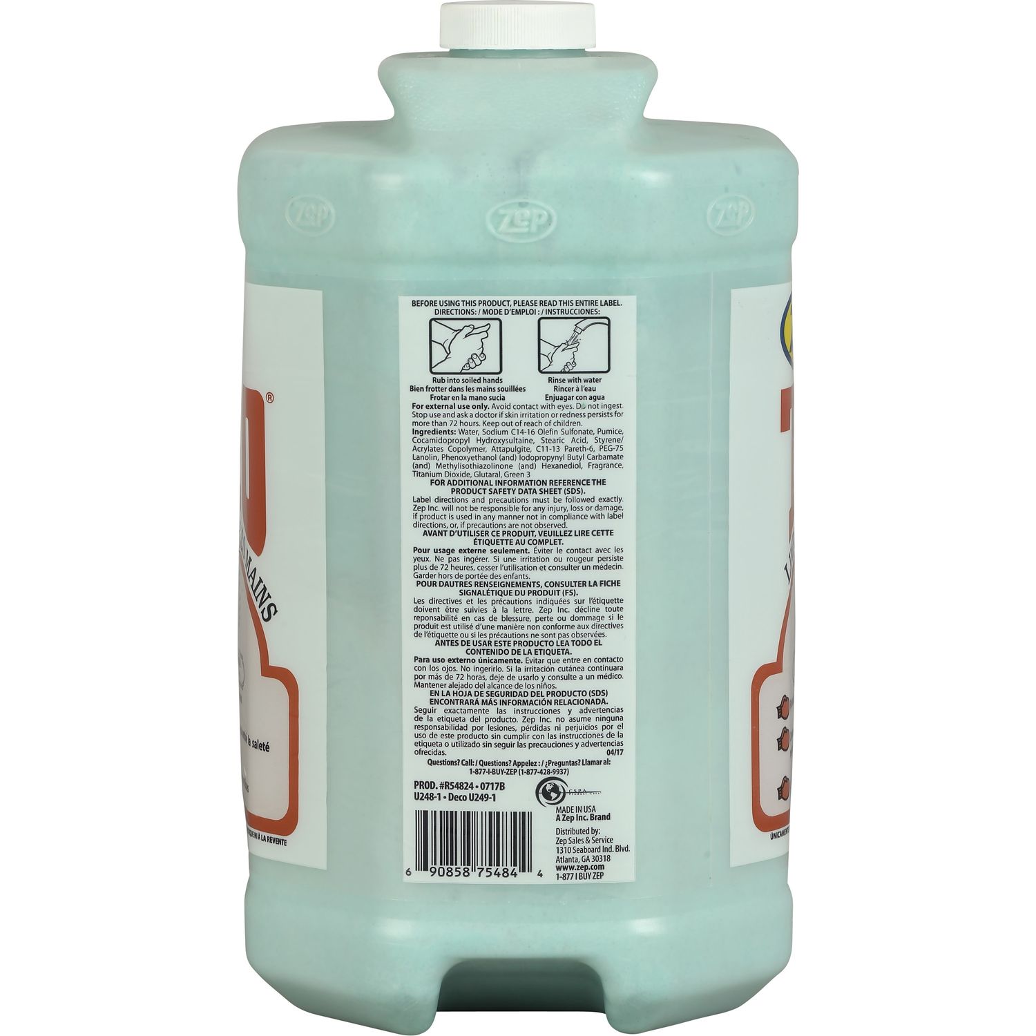 TKO Hand Cleaner by Zep， Inc. ZPER54824CT