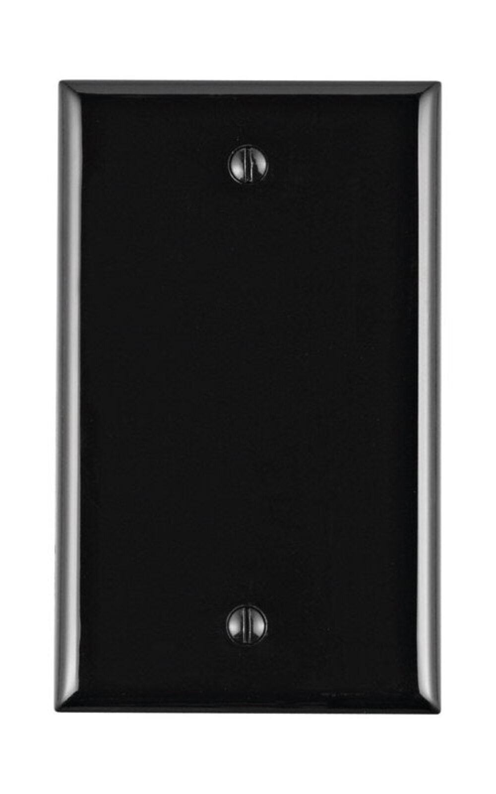 WALLPLATE BLANK 1G BLACK